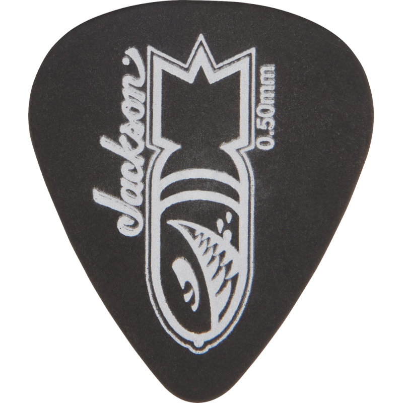 Jackson 351 Bomb Picks, Black, Thin .50mm - 1