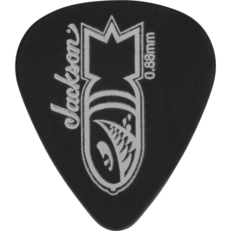 Jackson 51 Bomb Picks, Black, Med/Heavy .88mm - 1