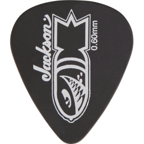 Jackson 351 Bomb Picks, Black, Thin/Med .60mm - 1