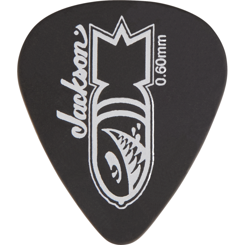 Jackson 351 Bomb Picks, Black, Thin/Med .60mm - 1