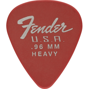 Fender Dura-Tone 351 Shape, .96, Fiesta Red, 12-Pack - 1