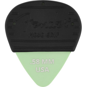 Fender Mojo Grip Picks, Dura-Tone Delrin .58, 3-Pack - 1