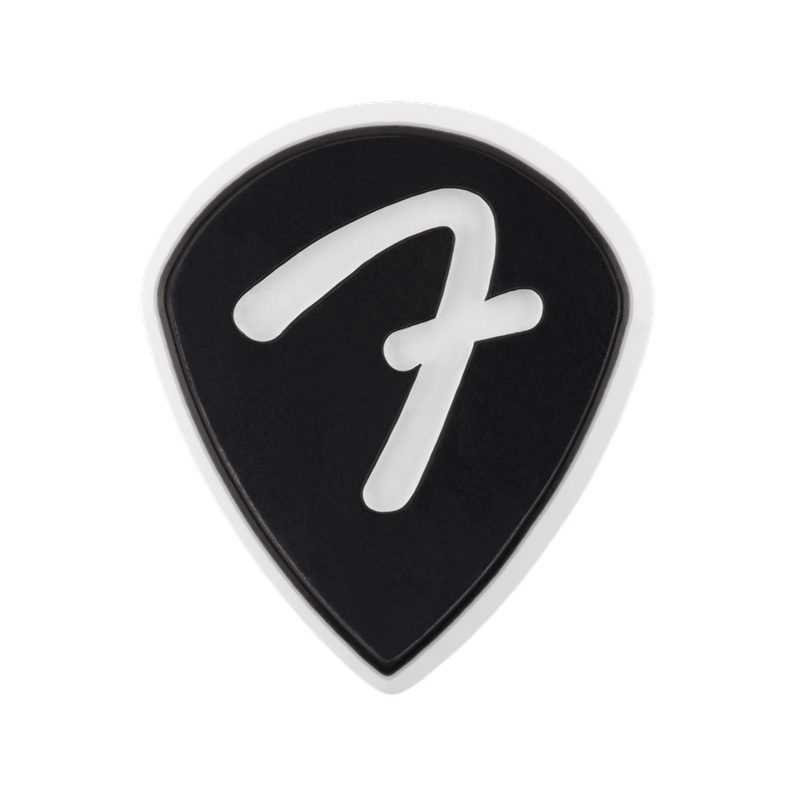 Fender F Grip 551 Picks, Black, (3) - 1