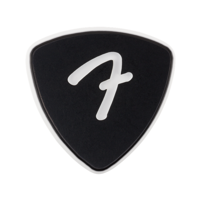 Fender F Grip 346 Picks, Black, (3) - 1