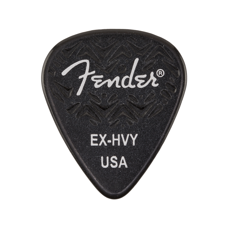 Fender 351 Shape, Black, Extra Heavy (6) - 1
