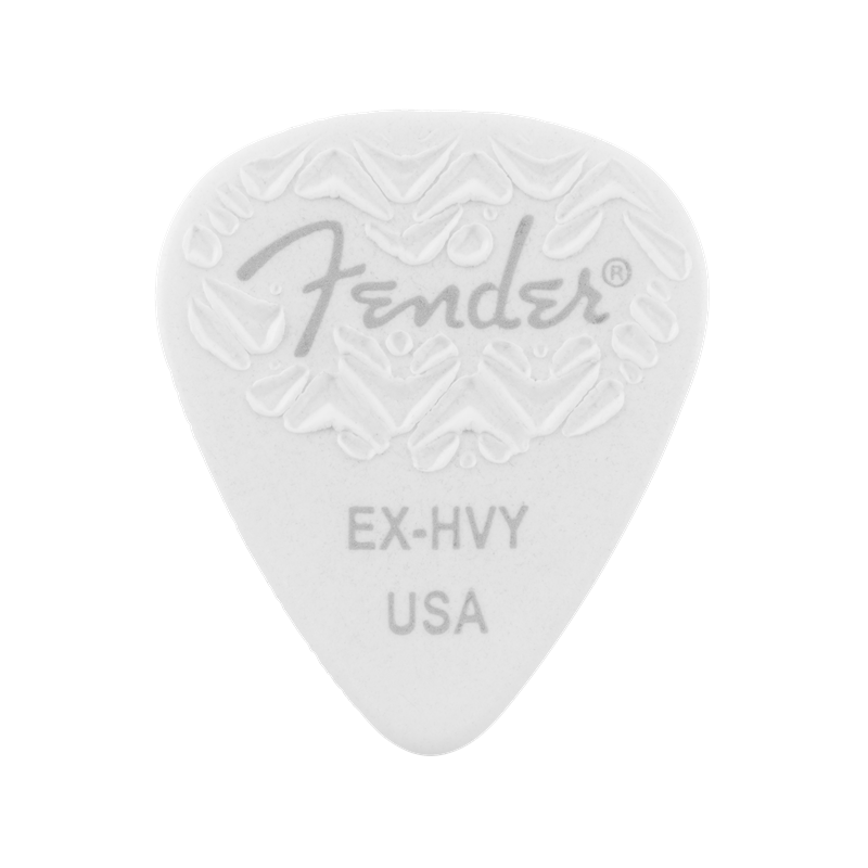 Fender 351 Shape, White, Extra Heavy (6) - 1