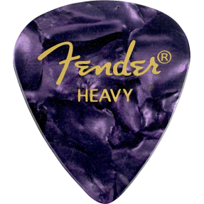 Fender Premium Celluloid 351 Shape Picks, Heavy, Purple Moto, 144-Pack - 1