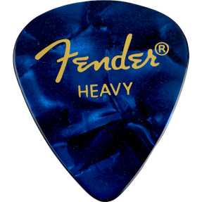 Fender Premium Celluloid 351 Shape Picks, Heavy, Blue Moto, 144-Pack - 1