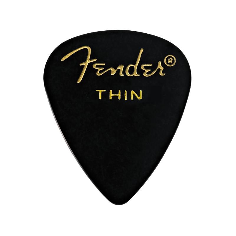 Fender 351 Shape, Black, Thin (144) - 1