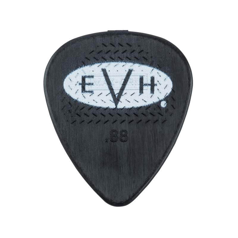 EVH Signature Picks, Black/White, .88 mm, 6 Count - 1