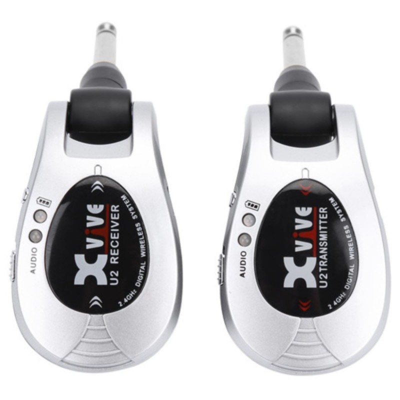 XVive U2 Guitar Wireless System - Silver - 5