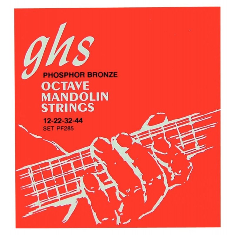 GHS Professional - PF285 - Mandolin String Set, Loop End, Phosphor Bronze, Octave, Regular, .012-.044 - 1