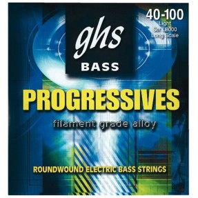 GHS Progressives - L8000 - Bass String Set, 4-String, Light, .040-.100 - 1