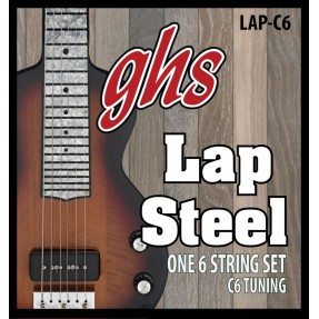 GHS Strings Electric Lap Steel String Set (LAP-C6), Nickel-Plated Steel - C6 Tuning, 015-036 - 1