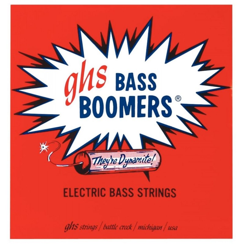 GHS Bass Boomers - Bass String Set, 4-String, Regular, .045-.095, Short Scale - 1