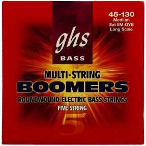 GHS Bass Boomers - Bass String Set, 5-String, Medium, .045-.130 - 1