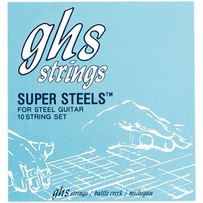 GHS Pedal Steel Super Steels - Pedal Steel Guitar String Set, 10-Strings, E9 Tuning, .012-.036 - 1