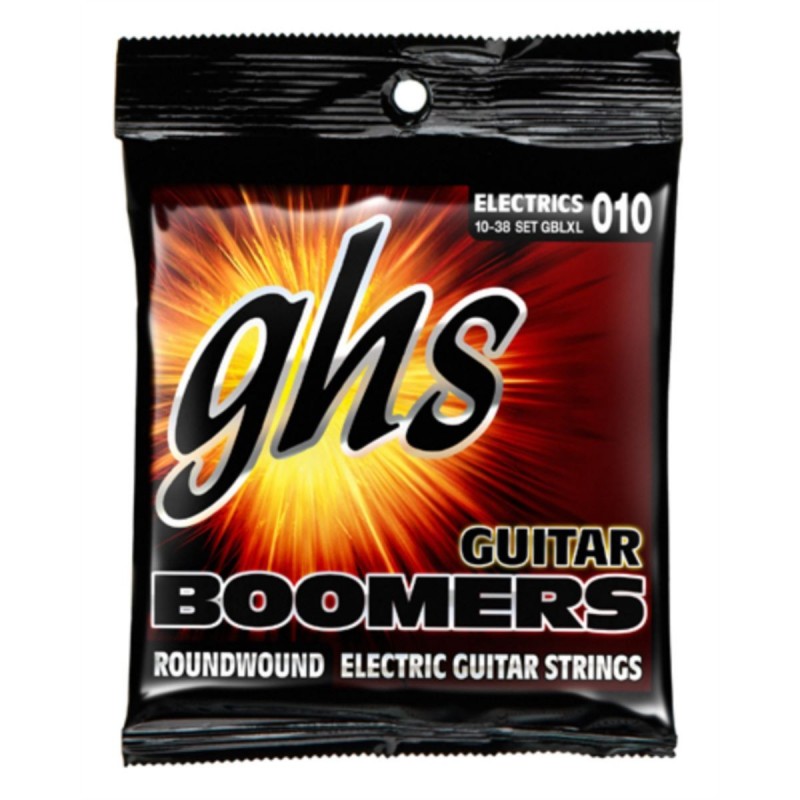GHS Guitar Boomers - GBLXL - Electric Guitar String Set, Light Extra Light, .010-.038 - 1