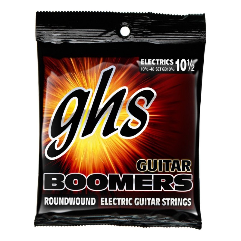 GHS Guitar Boomers - GB10 1/2 - Electric Guitar String Set, Light Plus, .0105-.048 - 1