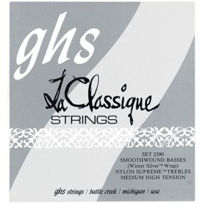 GHS La Classique - 2390 - Classical Guitar String Set, Tie-On, High Tension - 1