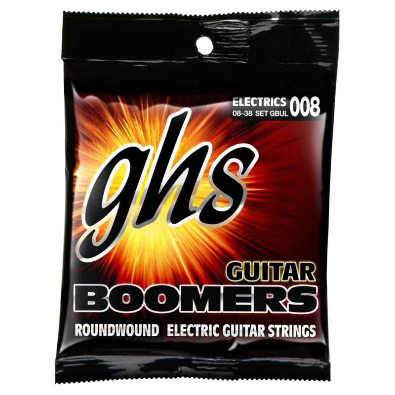 GHS Guitar Boomers - GBUL - Electric Guitar String Set, Ultra Light, .008-.038 - 1