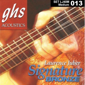 GHS Signature Bronze - LJ40M - Acoustic Guitar String Set, Medium, .013-.056 - 1