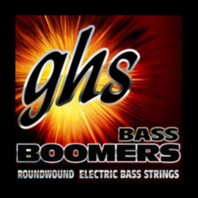 GHS Bass Boomers - Bass String Set, 5-String, Medium, .030-.100, High C - 1