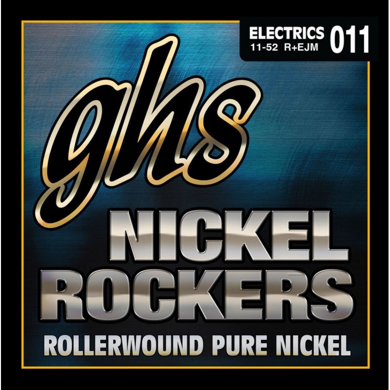 GHS Nickel Rockers - R-REJL - Electric Guitar String Set, Custom Medium, .011-.052 - 1