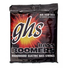GHS Bass Boomers - M3045 - Bass String Set, 4-String, Medium, .045-.105 - 1