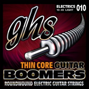 GHS Thin Core Guitar Boomers - TC-GBL - Electric Guitar String Set, Light, .010-.046 - 1