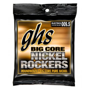 GHS Big Core Nickel Rockers - BCCL - Electric Guitar String Set, Custom Light, .0095-.048 - 1