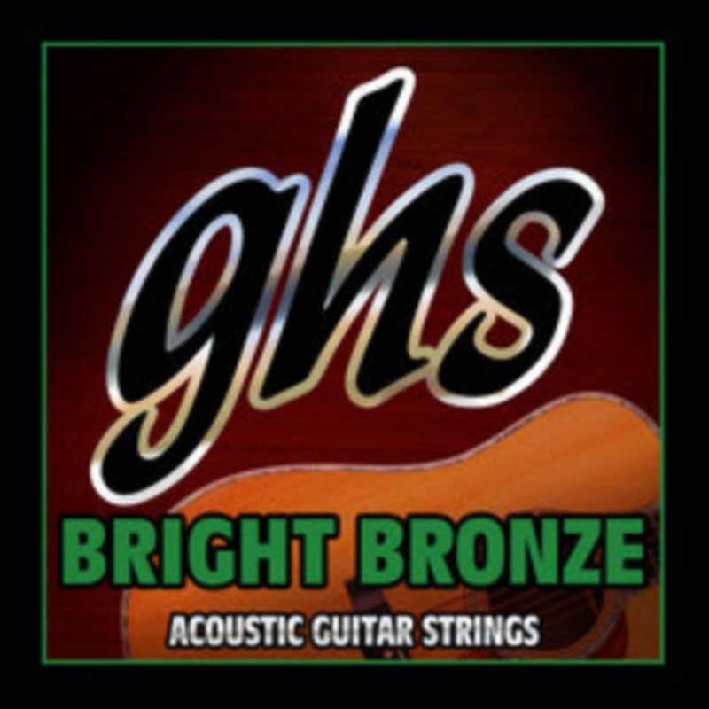 GHS Bright Bronze - BB80 - Acoustic Guitar String Set, 80/20 Bronze, 12-String Light, .011-.048 - 1