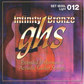 GHS Infinity Bronze - IB30L - Acoustic Guitar String Set, Light, .012-.054 - 1