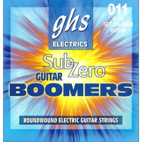 GHS Sub Zero Boomers - CR-GBM - Electric Guitar String Set, Medium, .011-.050 - 1
