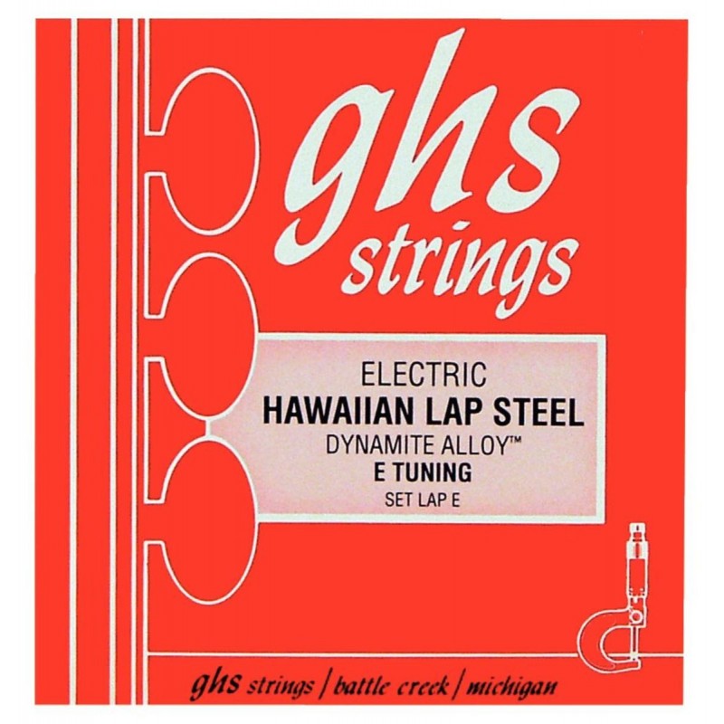 GHS Strings Electric Lap Steel String Set (LAP-E), Nickel-Plated Steel - E Tuning, 013-056 - 1