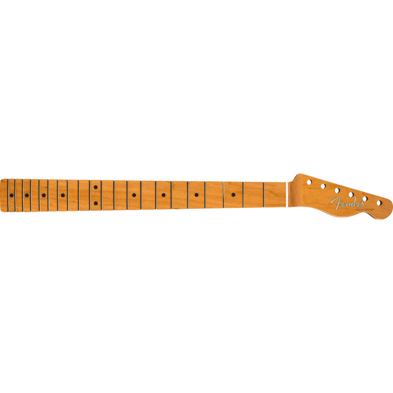 Fender Roasted Maple Vintera Mod '60's Telecaster Neck, 21 Medium Jumbo Frets, 9.5", "C" Shape - 1