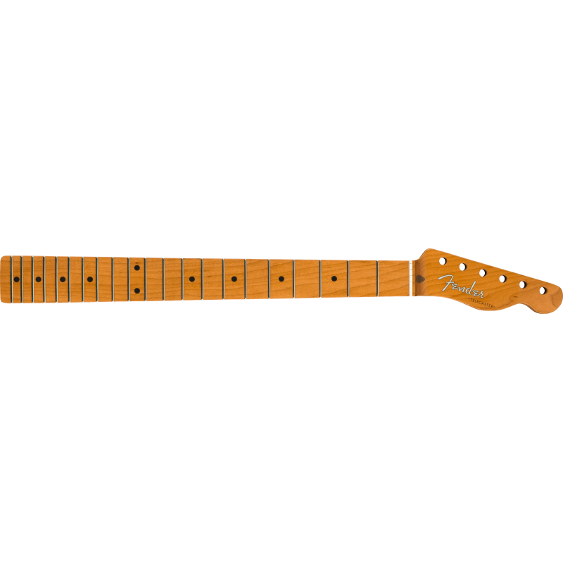 Fender Roasted Maple Vintera Mod '50's Telecaster Neck, 21 Medium Jumbo Frets, 9.5", "V" Shape - 1