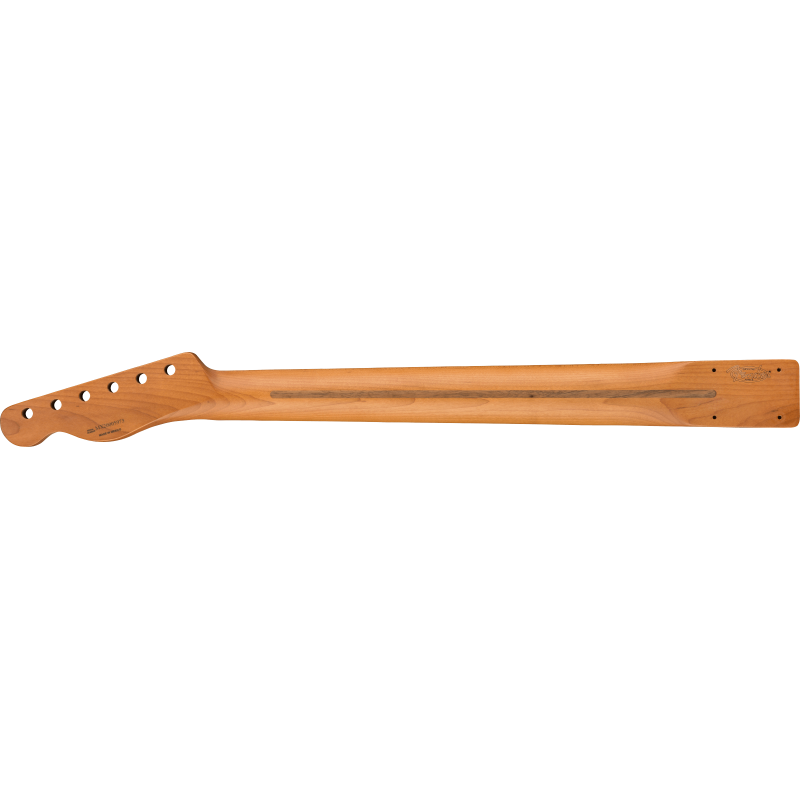 Fender Roasted Maple Vintera Mod '50's Telecaster Neck, 21 Medium Jumbo Frets, 9.5", "V" Shape - 2