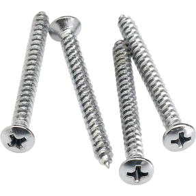 Fender Neck Mounting Screws (4) (Chrome) - 1