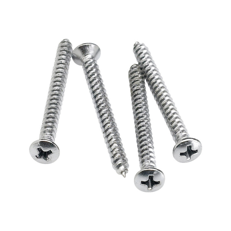 Fender Neck Mounting Screws (4) (Chrome) - 1