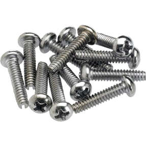 Fender Pickup and Selector Switch Mounting Screws (12) (Chrome) - 1