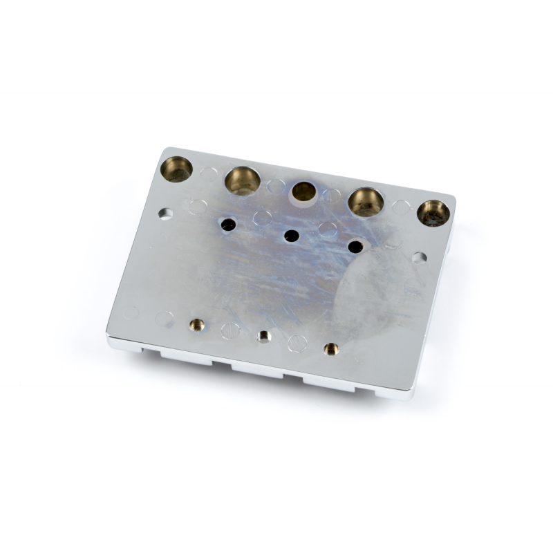 Fender Fender HiMass 4-String Bass Bridge Assembly With Zinc Saddles, Chrome - 3