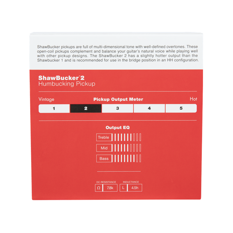 Fender ShawBucker 2 Pickup, Zebra - 5