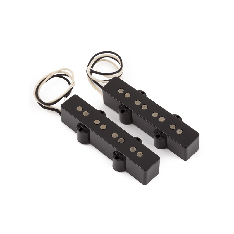 Fender Pure Vintage '74 Jazz Bass Pickup Set, Black (2) - 1