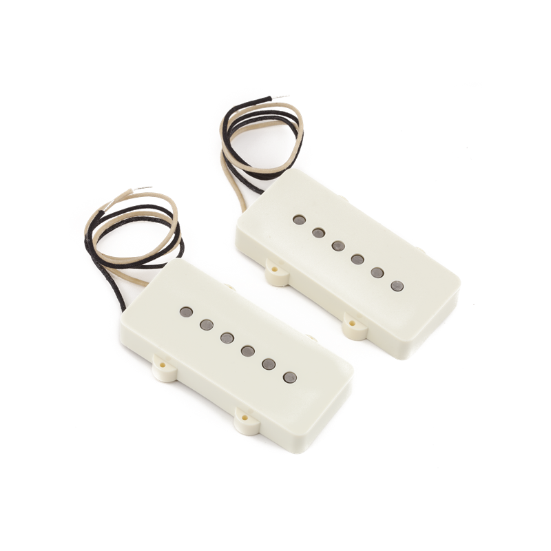 Fender Pure Vintage '65 Jazzmaster Pickup Set, Vintage White (2) - 1