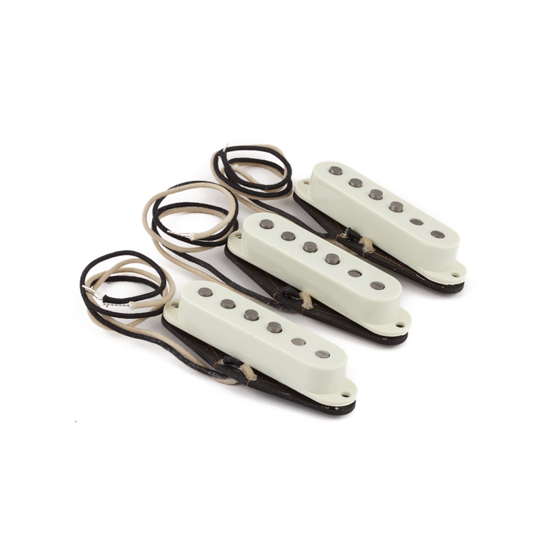 Fender Pure Vintage '59 Strat Pickup Set, Vintage White (3) - 1