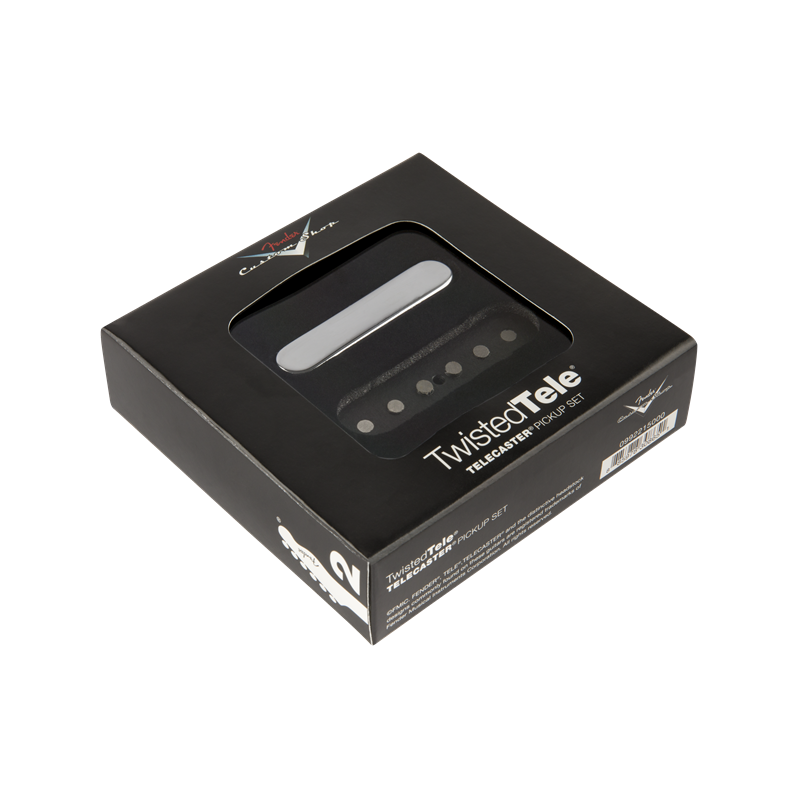 Fender Custom Shop Twisted Tele Pickups, Black/Chrome (2) - 2