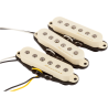 Fender Vintage Noiseless Strat Pickups, (3), Aged White - 1
