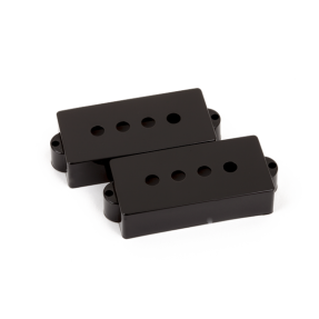 Fender Pickup Covers, Pure Vintage Precision Bass Black (2) - 1
