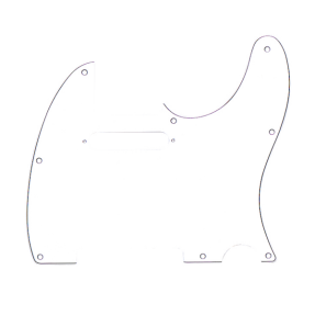 Fender Pickguard, Telecaster, 8-Hole Mount, White, 3-Ply - 1